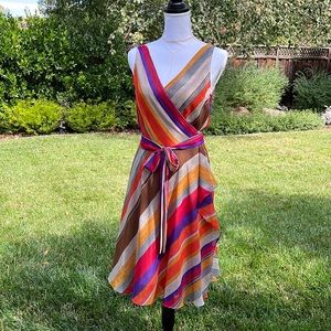 Ralph Lauren Sleeveless Wrap Dress